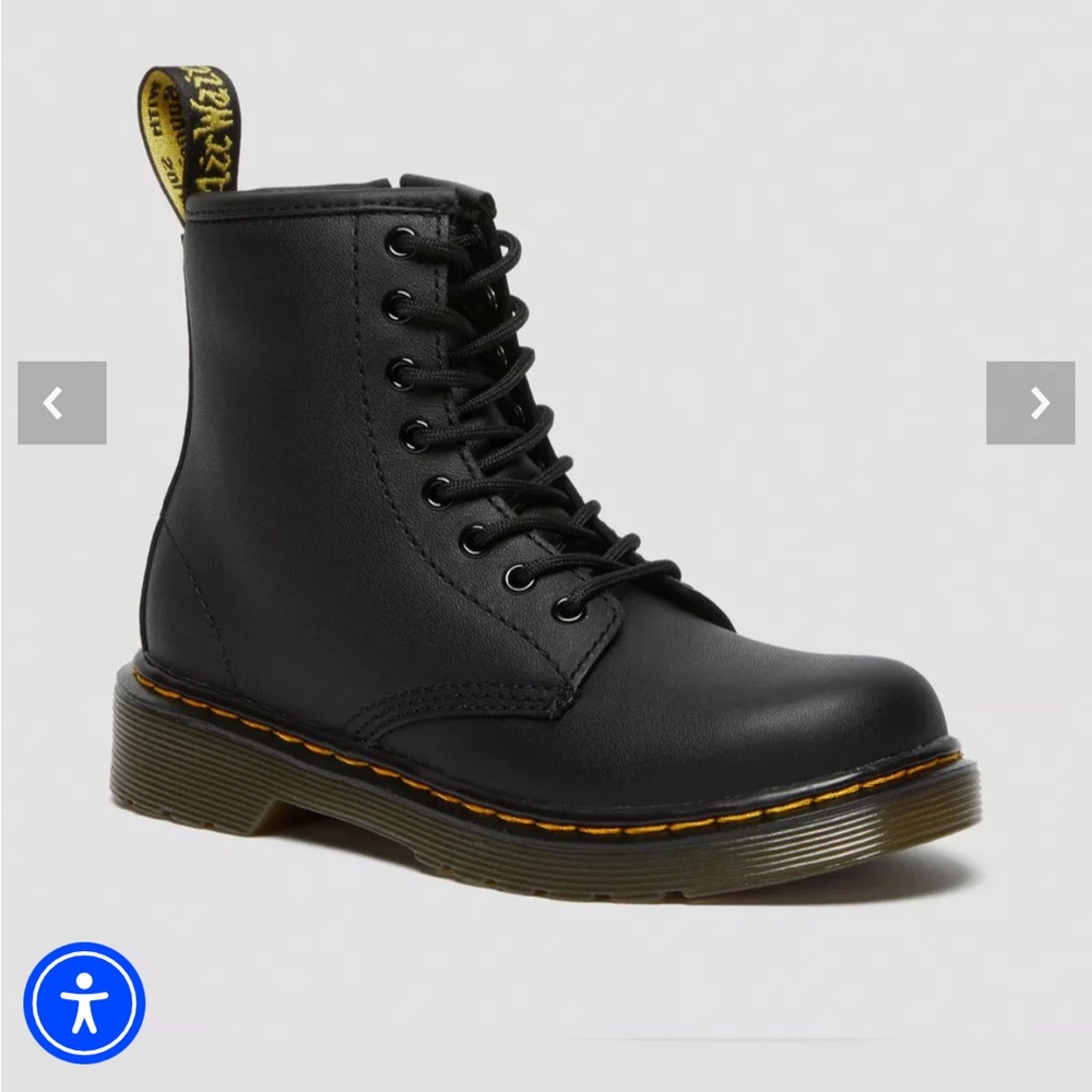 Dr. Martens Junior 1460 softy T leather lace up boots